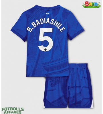 Chelsea Benoit Badiashile #5 Hemmaställ Barn 2025-26 Kortärmad (+ Korta byxor)